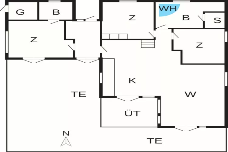10 persoons vakantie huis in Nysted-By Traum-Plattegrond