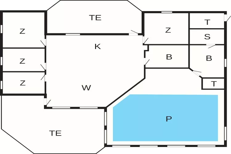 Panoramisch zwembad toevluchtsoord -- By Traum Ferienwohnungen-Plattegrond