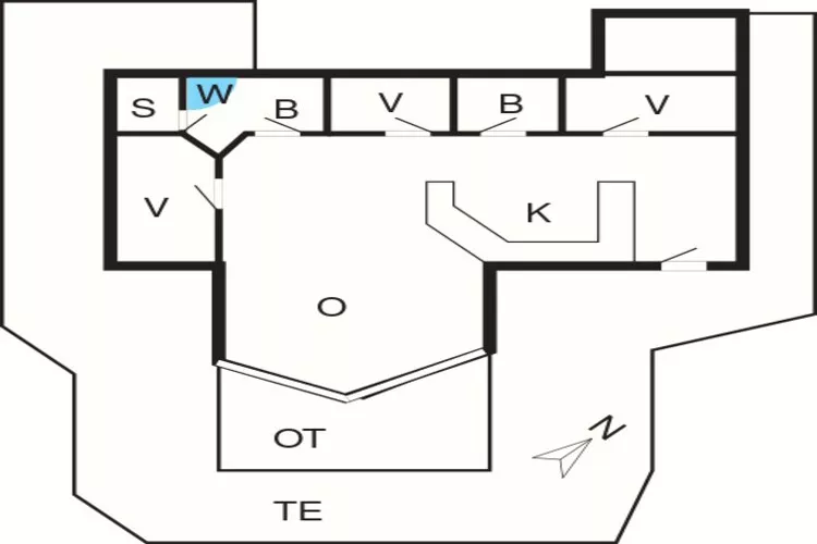 Modern huisje met spa -- By Traum Ferienwohnungen-Plattegrond