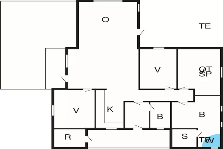8 persoons vakantie huis in Brovst-By Traum-Plattegrond