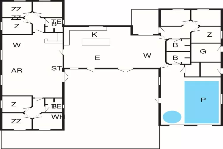 Luxe strandverblijf -- By Traum Ferienwohnungen-Plattegrond