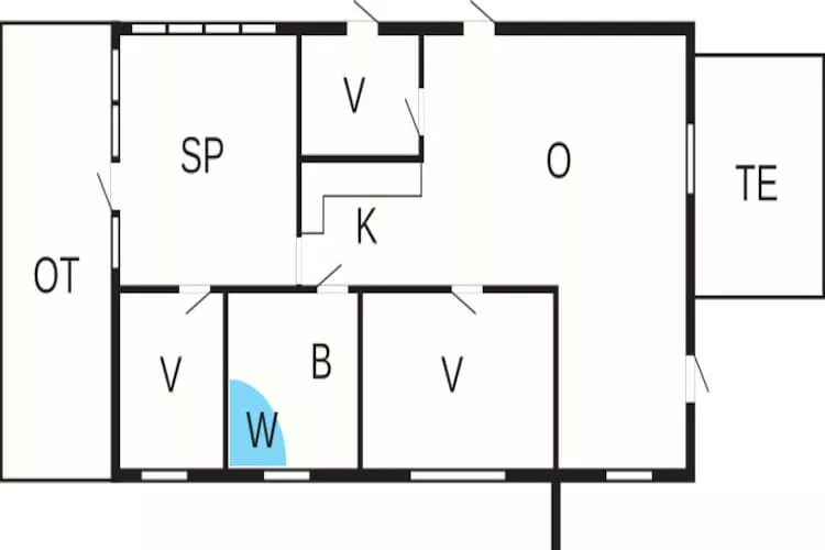 6 persoons vakantie huis in Løkken-By Traum-Plattegrond