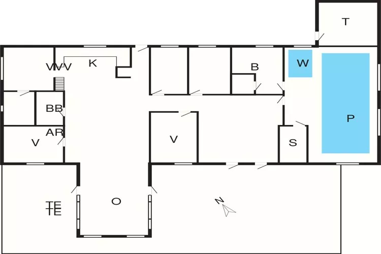Luxe retraite met zwembad -- By Traum Ferienwohnungen-Plattegrond