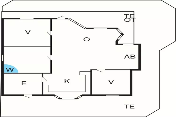 6 persoons vakantie huis in Løkken-By Traum-Plattegrond