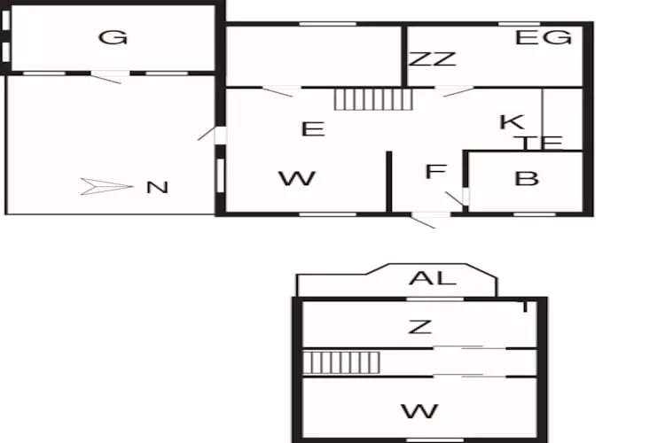 5 persoons vakantie huis in Harboøre-By Traum-Plattegrond