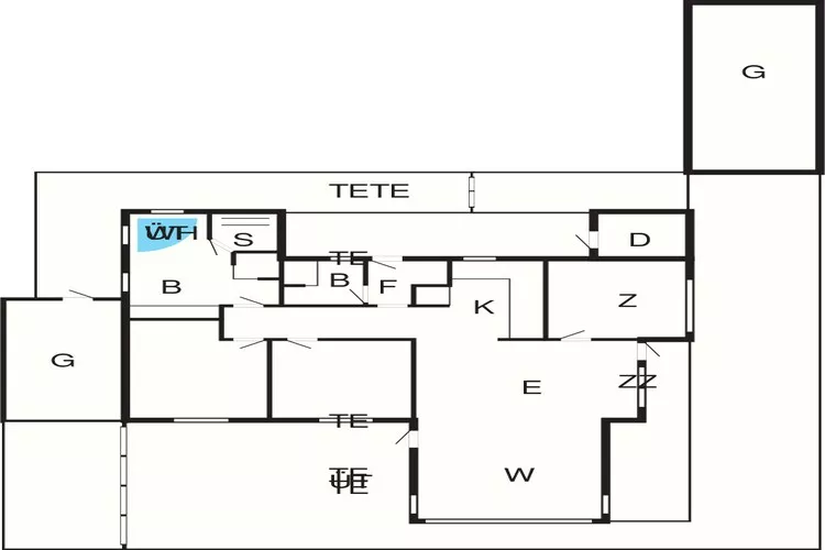 6 persoons vakantie huis in Brovst-By Traum-Plattegrond
