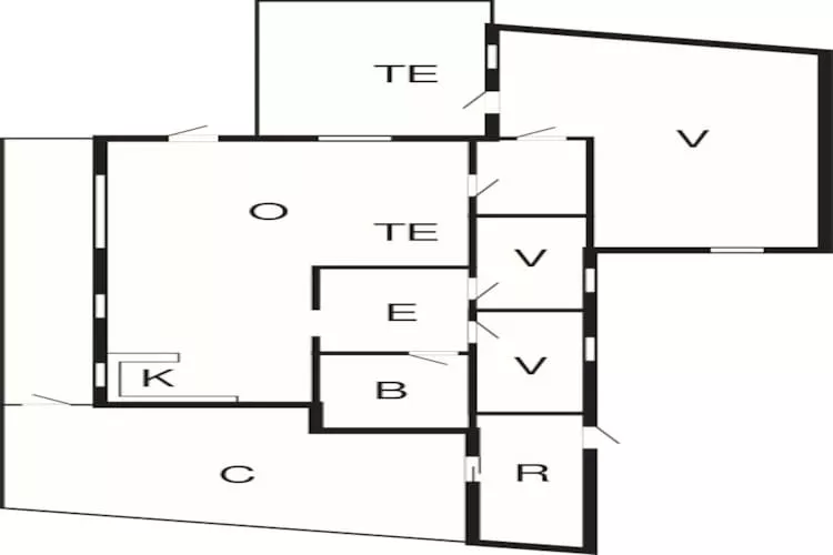 Strandparel voor 6 -- By Traum Ferienwohnungen-Plattegrond