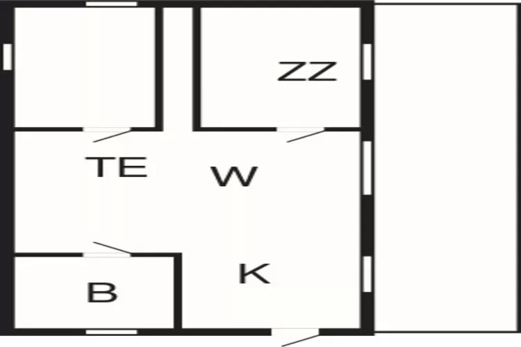 Gezellig strandhuisje -- By Traum Ferienwohnungen-Plattegrond