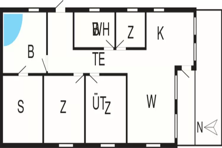 Luxe retraite nabij Kvie So -- By Traum Ferienwohnungen-Plattegrond