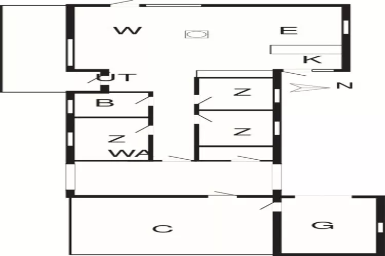 6 persoons vakantie huis in Løkken-By Traum-Plattegrond