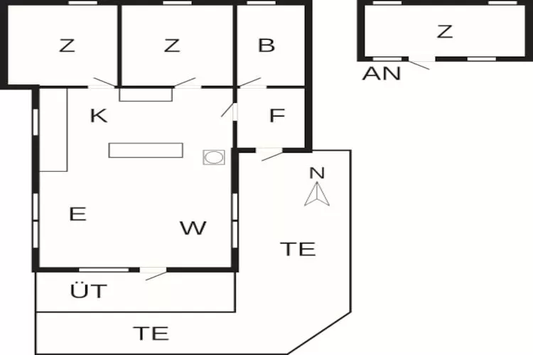 Strandplezier & Ontspanning -- By Traum-Plattegrond