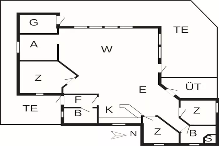 10 persoons vakantie huis in Harboøre-By Traum-Plattegrond