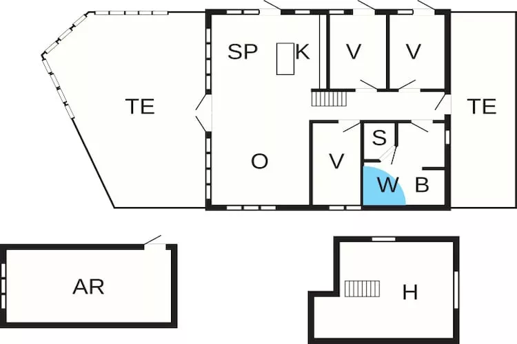 8 persoons vakantie huis in Løkken-By Traum-Plattegrond