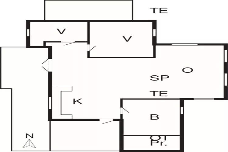 Kustcharme in Romo -- By Traum Ferienwohnungen-Plattegrond