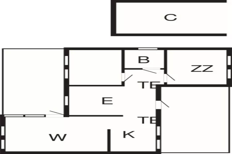 5 persoons vakantie huis in Højslev-By Traum-Plattegrond