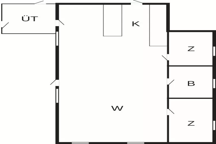 4 persoons vakantie huis in Fårvang-By Traum-Plattegrond
