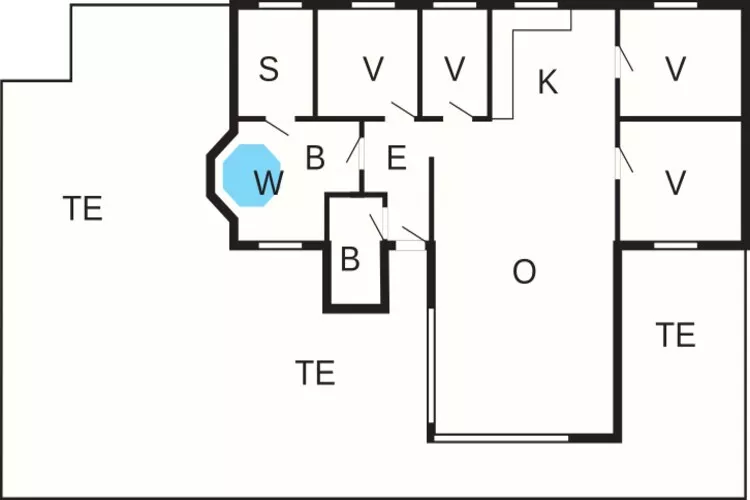 9 persoons vakantie huis in Løkken-By Traum-Plattegrond