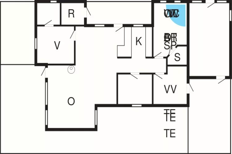 8 persoons vakantie huis in Brovst-By Traum-Plattegrond