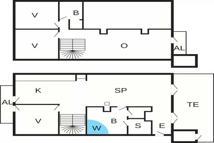 Kustontsnapping in Bagenkop -- By Traum Ferienwohnungen-Plattegrond
