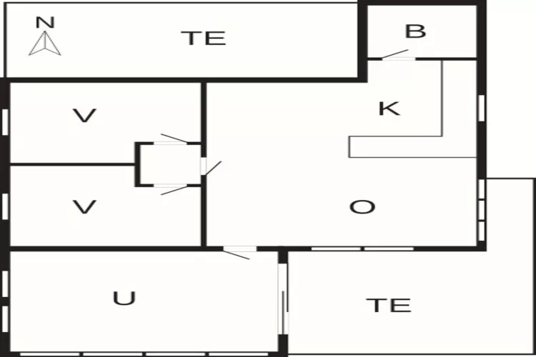 4 persoons vakantie huis in Ålbæk-Plattegrond