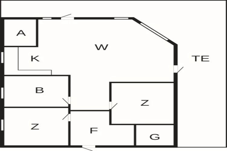 Kust ontsnapping in Helgenaes -- By Traum Ferienwohnungen-Plattegrond