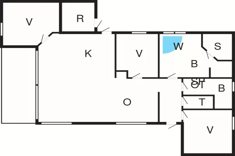 6 persoons vakantie huis in Fjerritslev-By Traum-Plattegrond