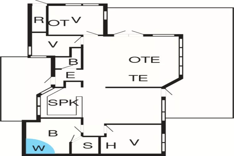 6 persoons vakantie huis in Læsø-By Traum-Plattegrond