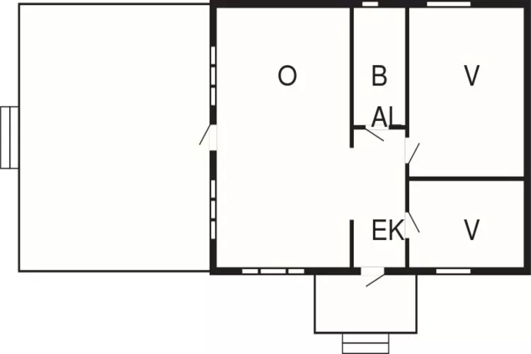 4 persoons vakantie huis in Byxelkrok-By Traum-Plattegrond