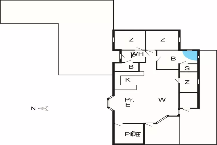 6 persoons vakantie huis in Børkop-By Traum-Plattegrond