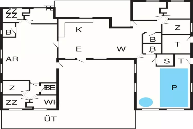 Luxe retraite in Marielyst -- By Traum Ferienwohnungen-Plattegrond