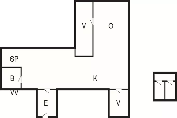 Sfeervol huis nabij strand -- By Traum Ferienwohnungen-Plattegrond