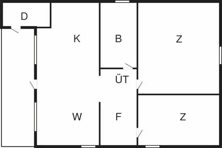 6 persoons vakantie huis in olden-By Traum-Plattegrond