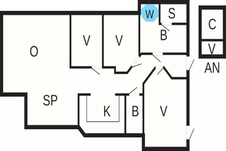 8 persoons vakantie huis in Oksbøl-By Traum-Plattegrond