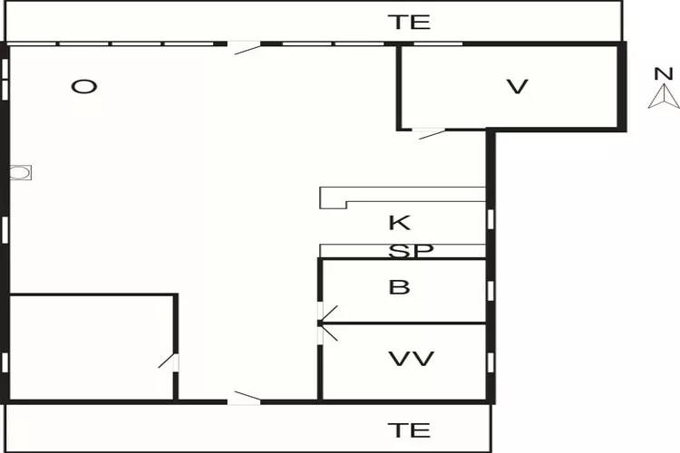 6 persoons vakantie huis in Ulfborg-By Traum-Plattegrond