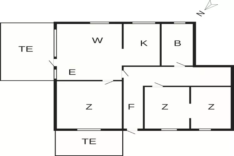 5 persoons vakantie huis in Allinge-By Traum-Plattegrond