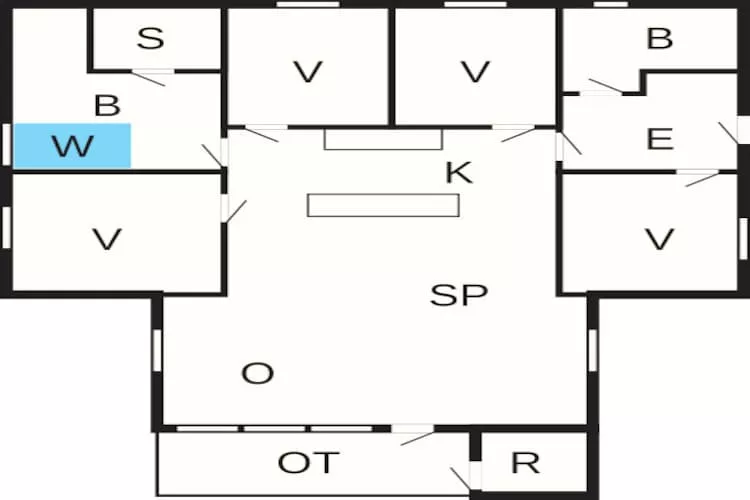 Luxe Spa Retreat in Vejers -- By Traum Ferienwohnungen-Plattegrond