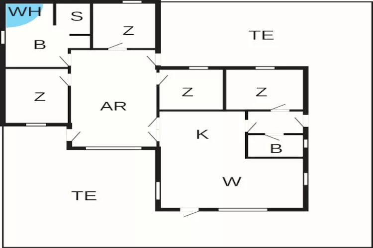10 persoons vakantie huis in Løkken-By Traum-Plattegrond