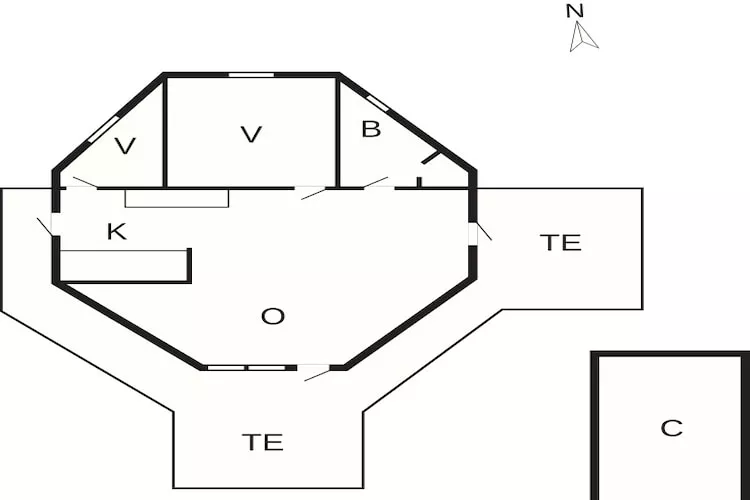 4 persoons vakantie huis in Vinderup-By Traum-Plattegrond