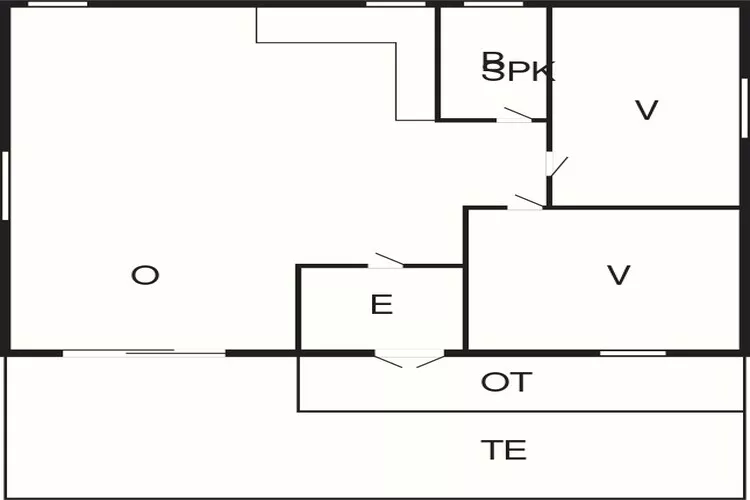 4 persoons vakantie huis in Jægerspris-By Traum-Plattegrond