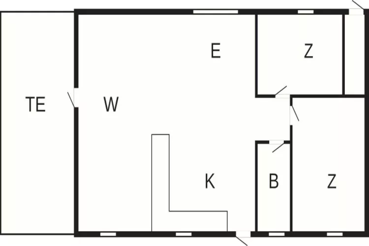 Gezellig toevluchtsoord in Binderup -- By Traum Ferienwohnungen-Plattegrond