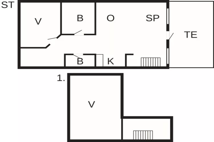 4 persoons vakantie huis in Brovst-By Traum-Plattegrond