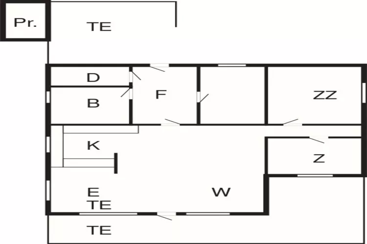 6 persoons vakantie huis in Nørre Nebel-By Traum-Plattegrond