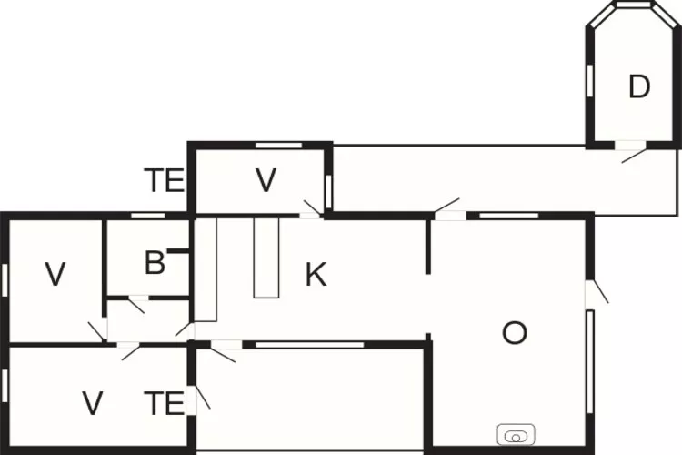 6 persoons vakantie huis in Løgstør-By Traum-Plattegrond