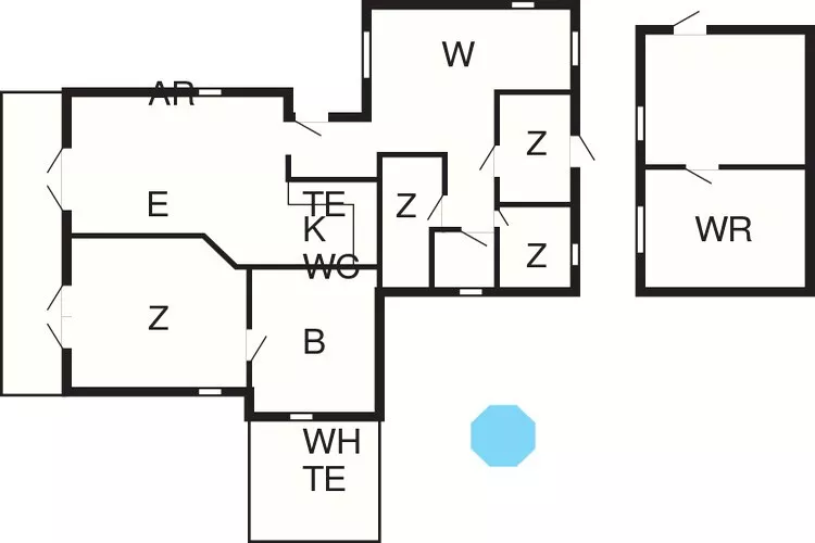 6 persoons vakantie huis in Ebeltoft-By Traum-Plattegrond