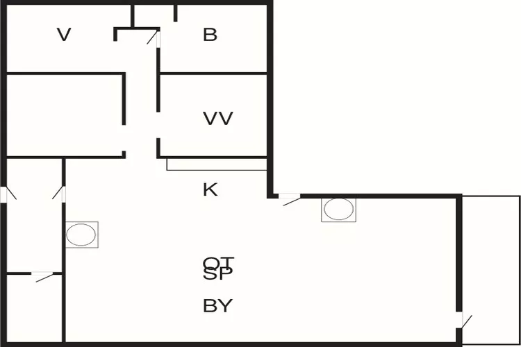 6 persoons vakantie huis in Højslev-By Traum-Plattegrond