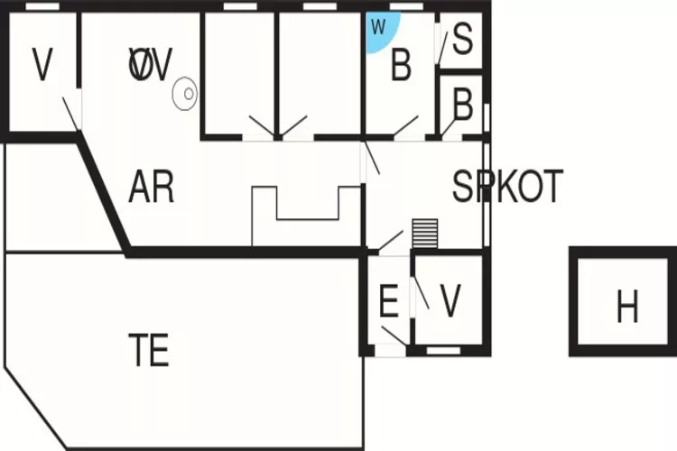 10 persoons vakantie huis in Tarm-By Traum-Plattegrond