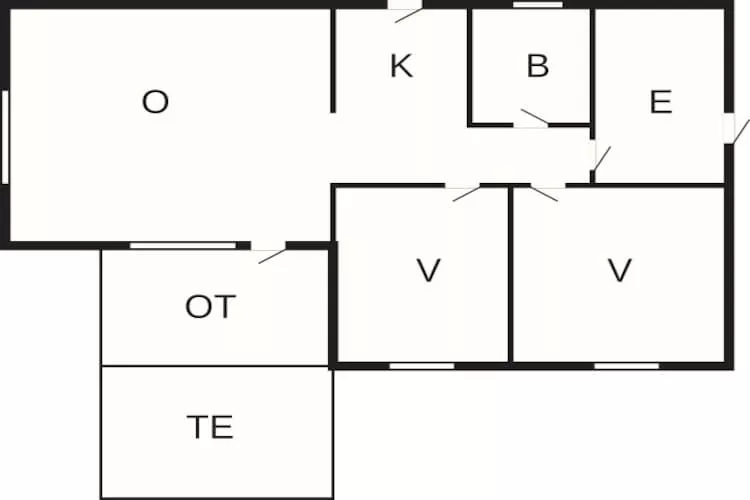 Lichte retraite bij het strand -- By Traum Ferienwohnungen-Plattegrond