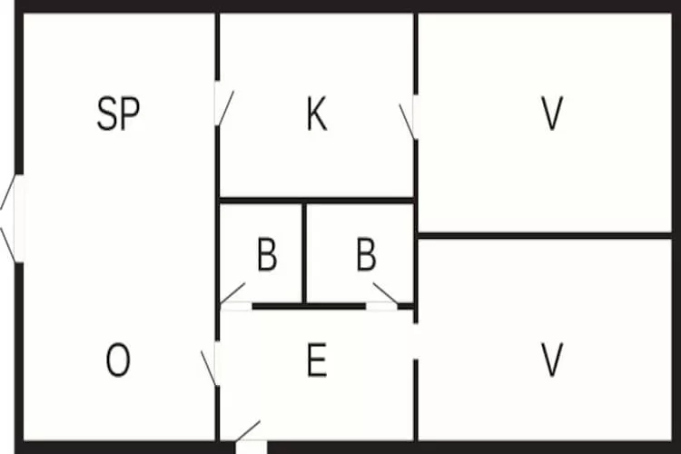 4 persoons vakantie huis in Rudkøbing-By Traum-Plattegrond