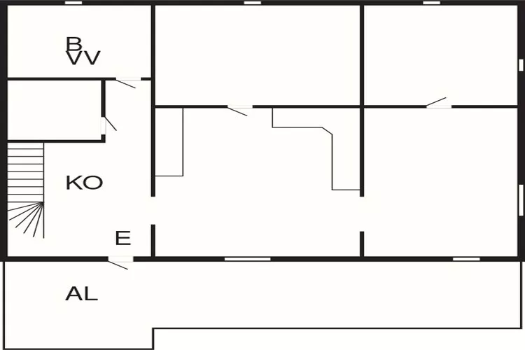 4 persoons vakantie huis in LUR-By Traum-Plattegrond
