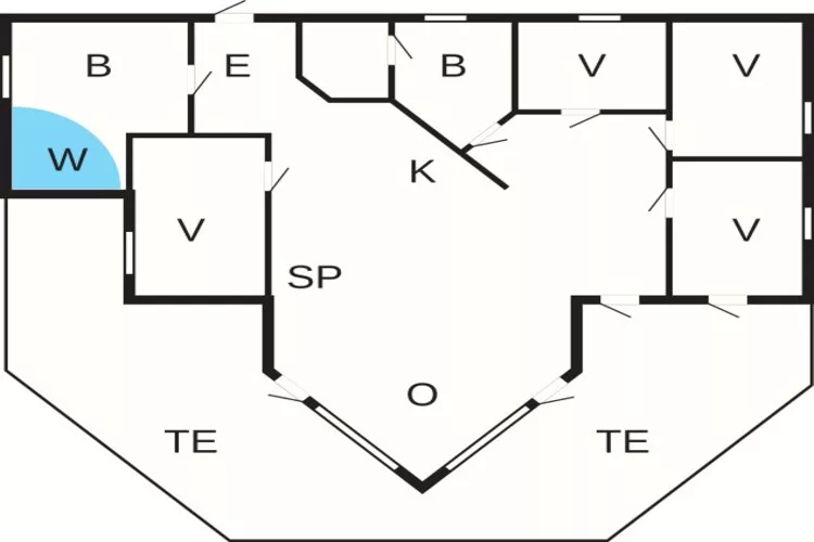 10 persoons vakantie huis in Væggerløse-By Traum-Plattegrond